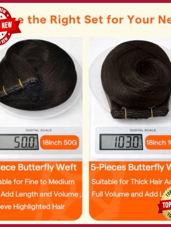 18 Inch Remy Human Hair Extensions 5 Piece Weft Micro Beads